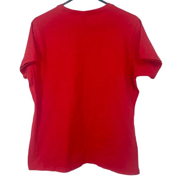 Cincinnati OH T-shirt Baseball Cincy Red with White Graphics Size XL by Port Com - Picture 4 of 4